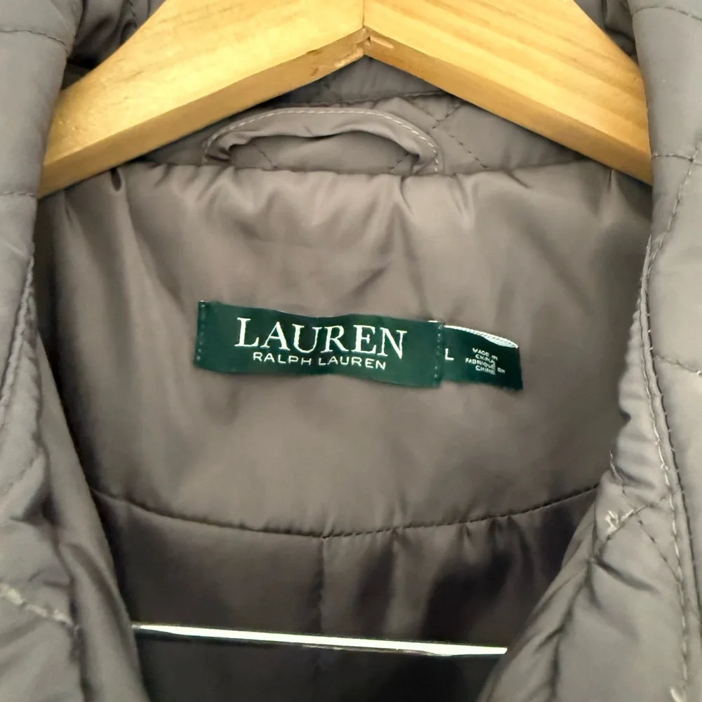 Ralph Lauren Quilted Gray Jacket